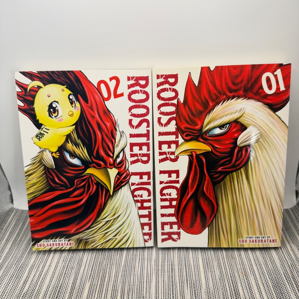 Rooster Fighter Manga Vol 1-2 Set Shu Sakuratani VIZ Signature English Paperback